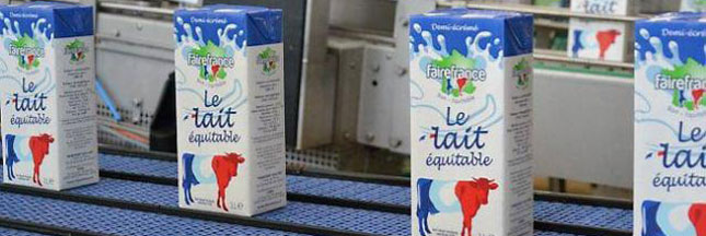 Du lait équitable et 100 % français avec Fairecoop