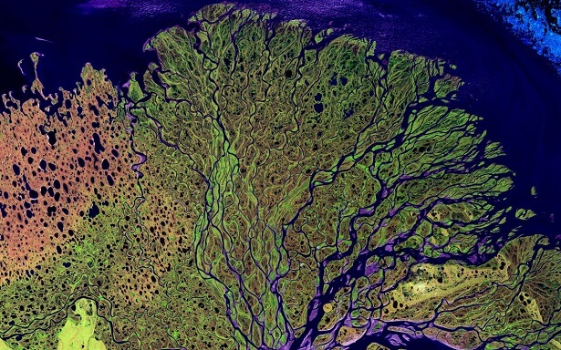 Photo lac Lena de la NASA