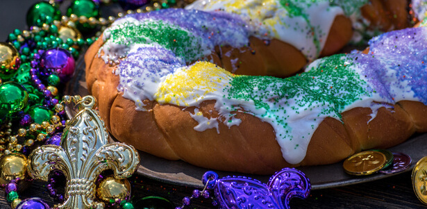 La recette du King Cake pour Mardi Gras, comme en Louisiane