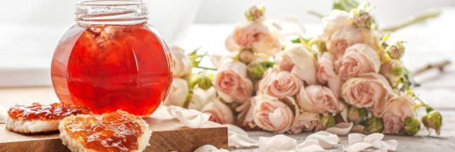 La recette de la gelée de roses