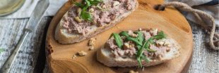 Rillettes végétales aux noix et lentilles corail