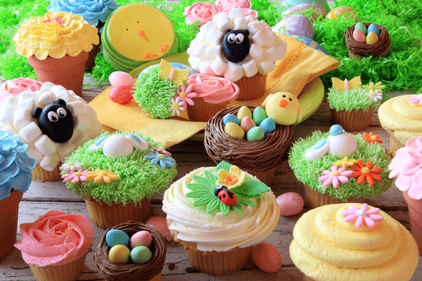 cupcakes nids de Pâques