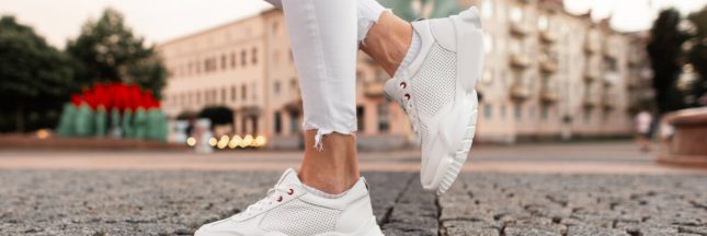 nettoyer chaussure blanche