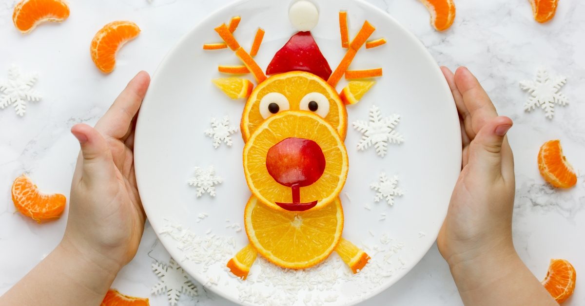 Des assiettes de Noël rigolotes pour faire patienter les enfants