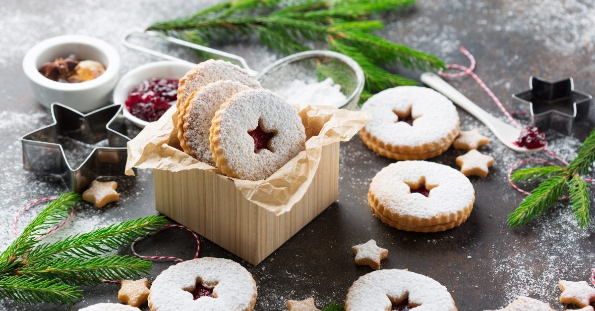 Sablés de Noël aux noisettes et au thé pour commencer à croquer les fêtes