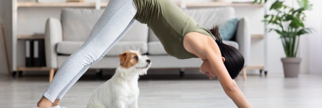 puppy yoga