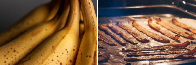 pelures de banane pour faire du bacon!